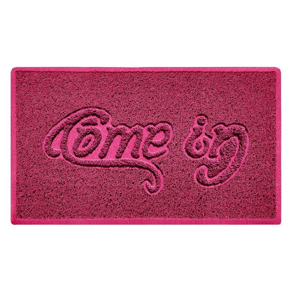 Nicoman "Come In" Grey Spaghetti Door Mat