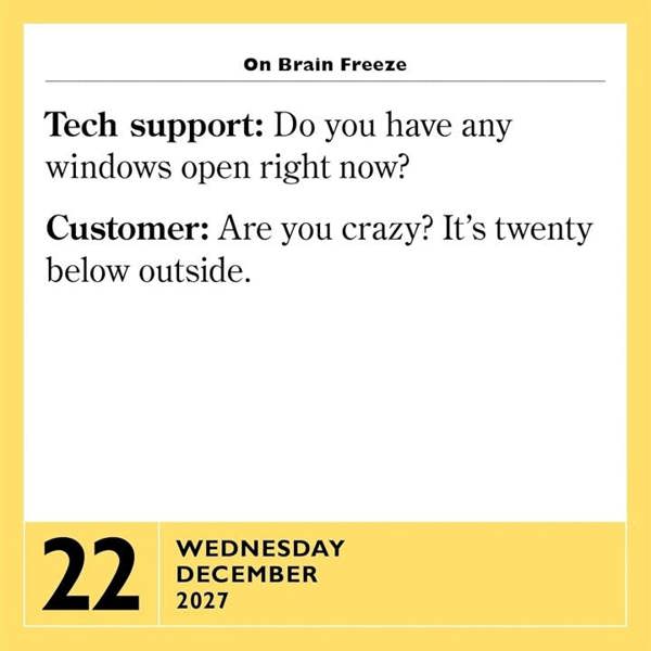 365 Stupidest Things Ever Said Desk Calendar 2027, Desk Calendars, Day To View, History & Literature, Gift
