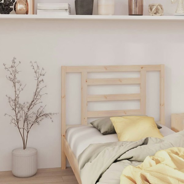 Berkfield Bed Headboard 96x4x100 cm Solid Wood Pine