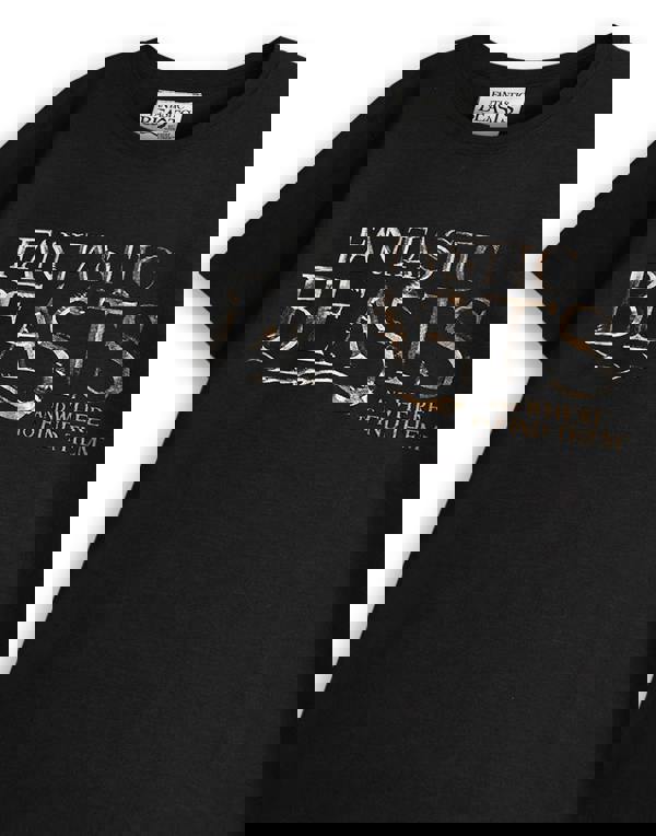 Fantastic Beasts And Where To Find Them Girls Black Short Sleeved T-Shirt