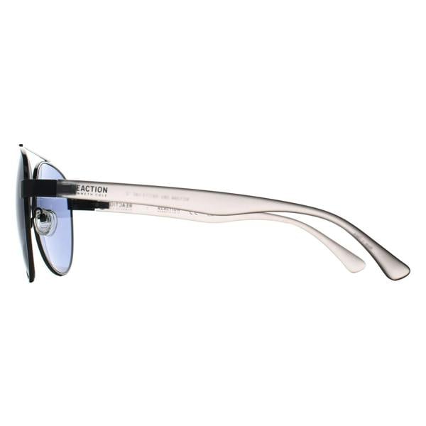 Kenneth Cole Reaction Sunglasses KC1394 08V Shiny Gunmetal Blue