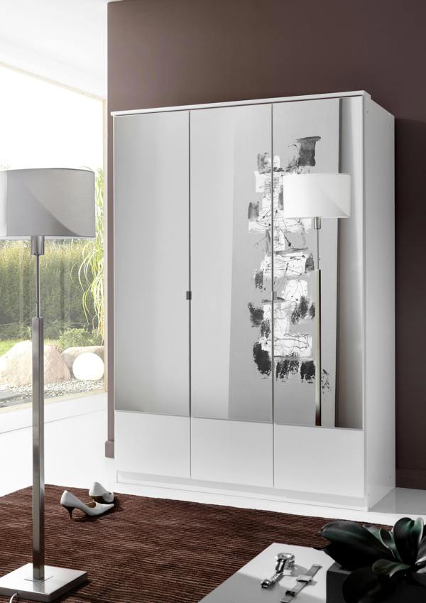 Imago  White 3 Door  wardrobe