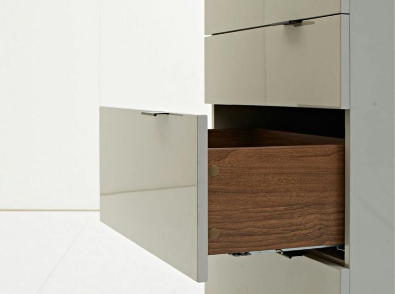 Angel Cerdá Chiffonier Grey Wood and Black Steel 7019