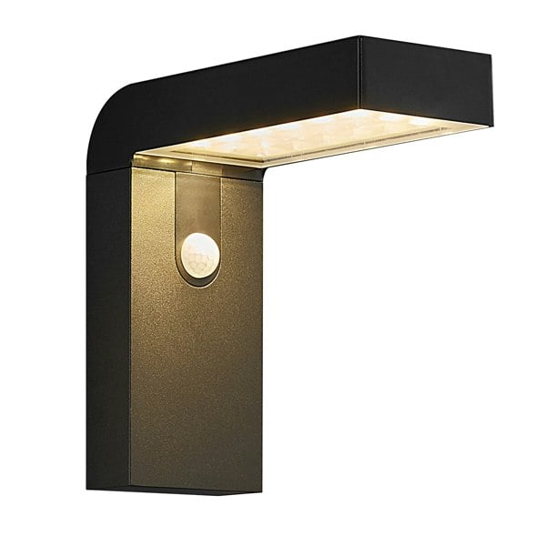 Nordlux Alya Solar | Wall light | Black