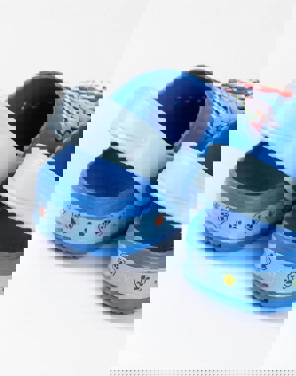 Paw Patrol Boys Blue Multi Badge Clogs