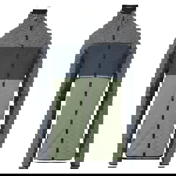 Dare 2B Mens Venture Fleece Jacket - Charcoal Grey/Black Marl/Olivine Green - 