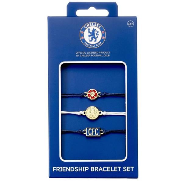 The Carat Shop Chelsea Football Club Friendship Bracelet Set