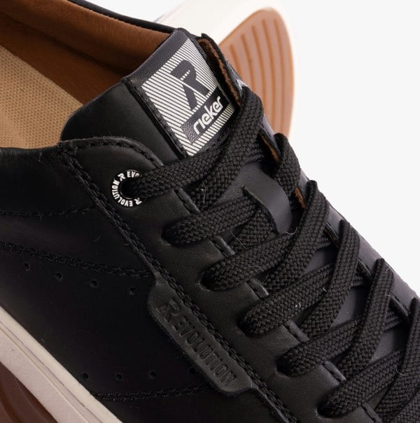 Rieker U0704-00 Mens Shoes - Black