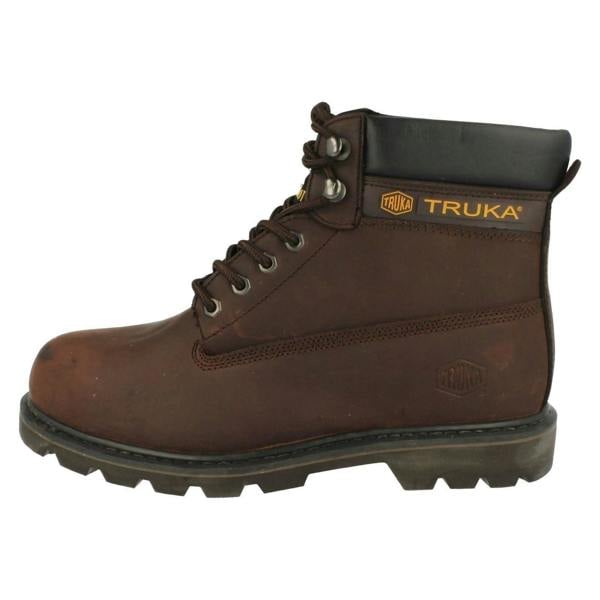 Truka Unisex Truka Lace Up Steel Toe Cap Boots WL02
