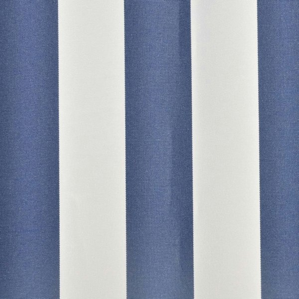 Berkfield Awning Top Sunshade Canvas Blue & White 450x300 cm
