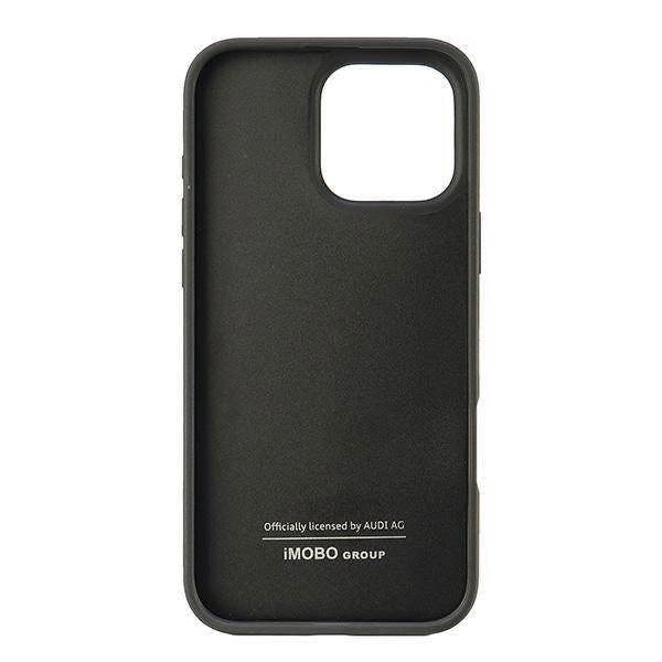 Audi Synthetic Leather Hardcase for iPhone 16 Pro Max 6.9" Black - AU-TPUPCIP16PM-GT/D2-BK