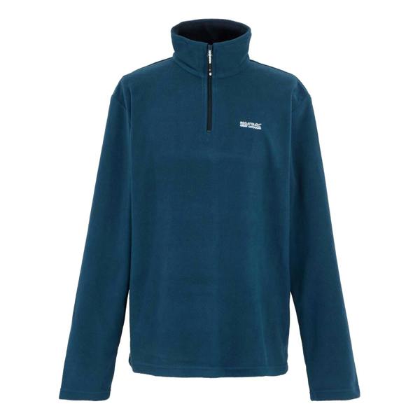 Regatta Great Outdoors Mens Thompson Half Zip Fleece Top - Moonlight Denim/Navy