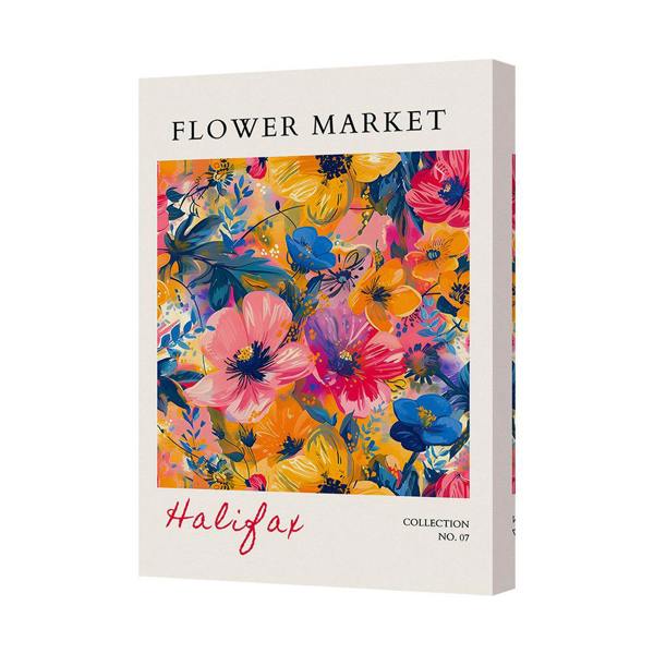 Benjamin Tate Design Flower Market Halifax Canvas Wall Art Collection 07