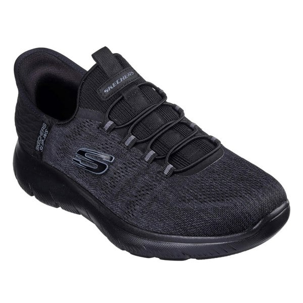 Skechers Mens Summits Key Pace Slip-In Trainers - Black