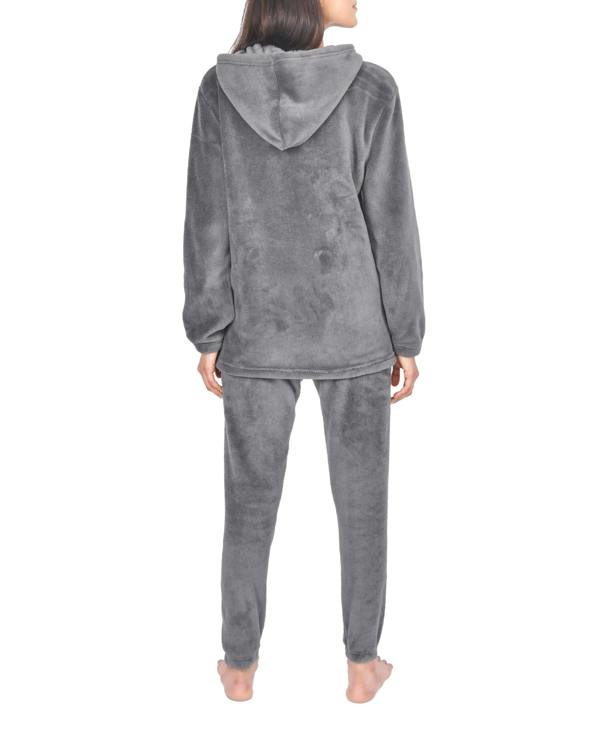 Smart Living Ladies Fleece Hoodie & Jogger Set - Charcoal