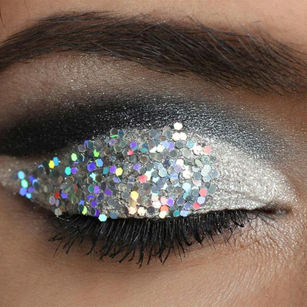Aquarius Beautz Chunky Glitter Unicorn 10ml Pot 5g Cosmetic Body Face Festival Pink Glam