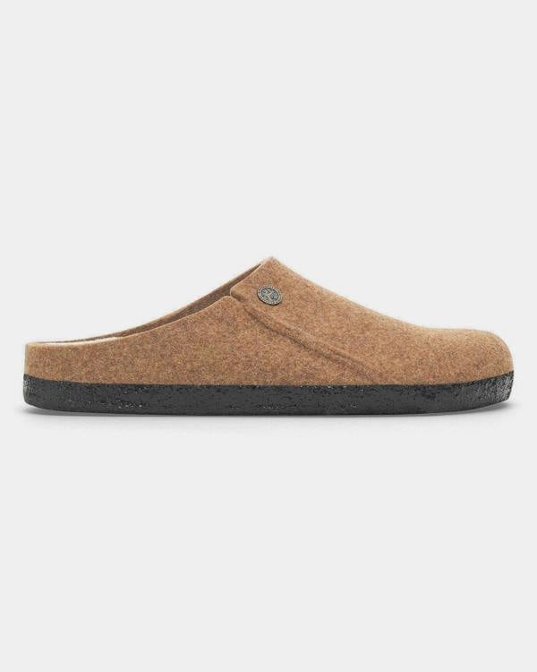 Birkenstock Zermatt Shearling FE Womens Clogs - Toffee Melange, side