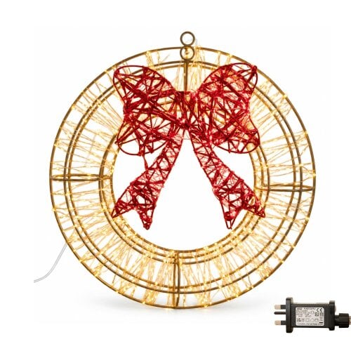 Samuel Alexander 38cm Galaxy Light Up Christmas Wreath with 960 LEDs & Timer