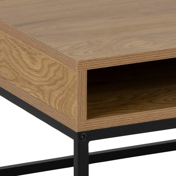 Furniture To Go Willford Coffee Table in Oak & Black