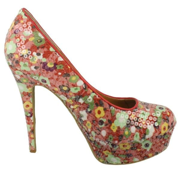 Spot On Ladies Spot On Platform Stilletto Shoe