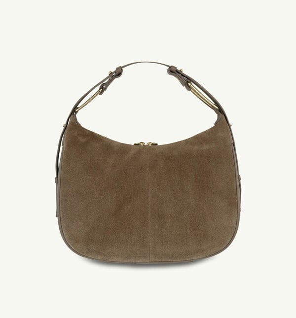 Apatchy London The Charlie Mushroom Suede Bag