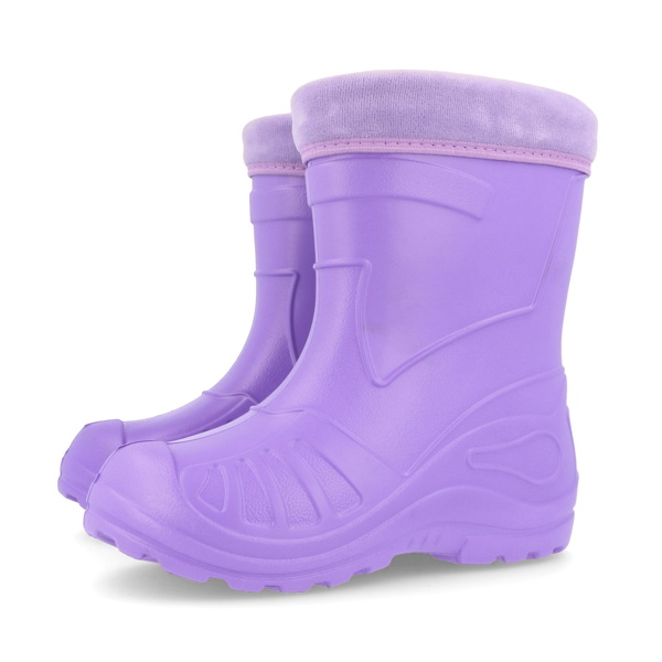 Gordano 050 Ultra Light EVA Kids Girls Wellies for Rain & Snow, Warm Liners