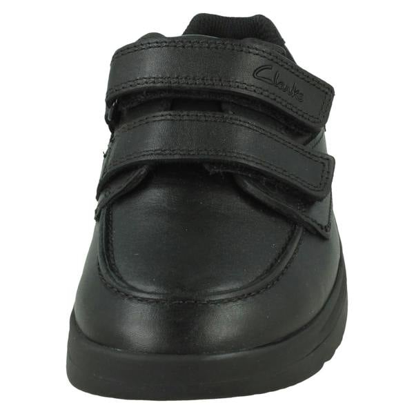 Clarks Boys Clarks Formal Hook & Loop School Shoes Keelan Flare K