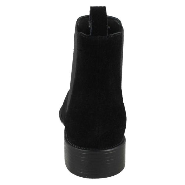 Leather Collection Ladies Leather Collection Suede Leather Ankle Boots F50979