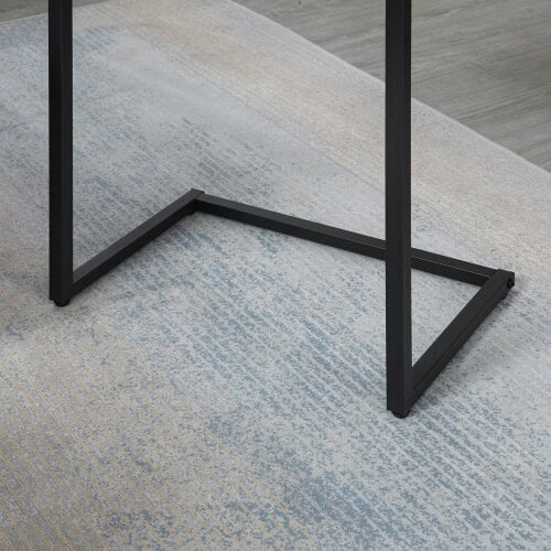 Wyld Haus Supa Metal Rustic Brown Set Of 3 Nesting C ShaFauxd Side Tables With Steel Frame