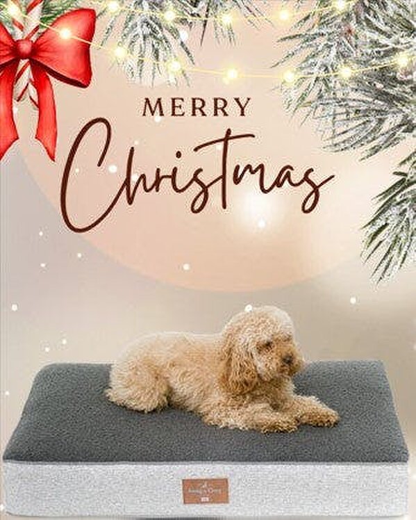 Snug and Cosy Pets Heritage Tweed Orthopaedic Pet Lounger - Comfort & Support