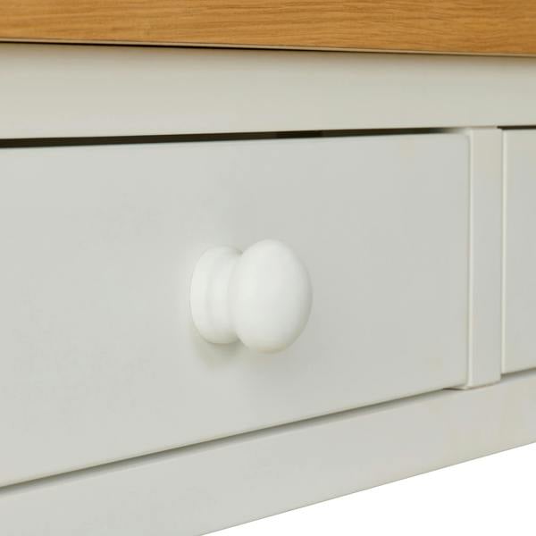 Statement Furniture Ludlow White Console Table with Storage