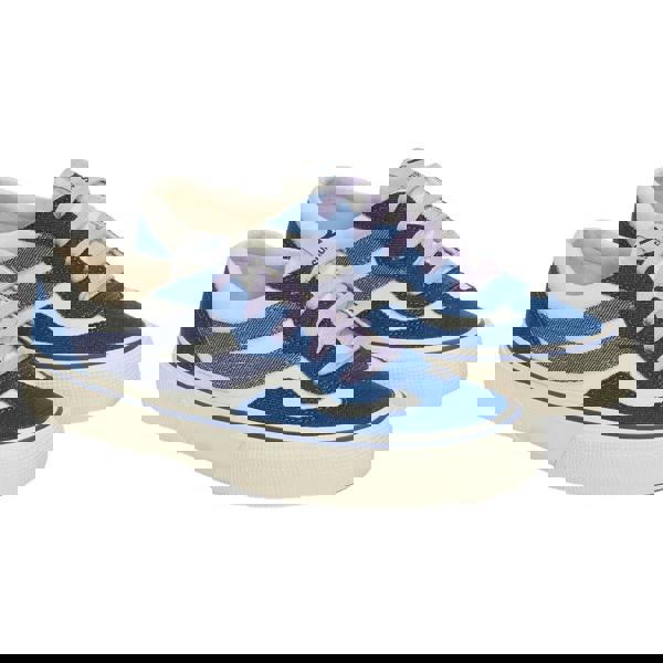 Superga Womens/Ladies 2941 Revolley Denim Trainers - Avorio/Blue/Violet - 