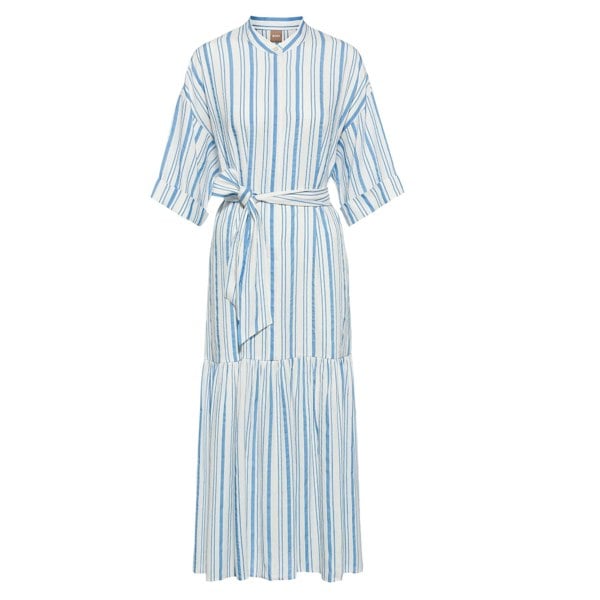 Boss Womens Dalinena Dress - Blue/White