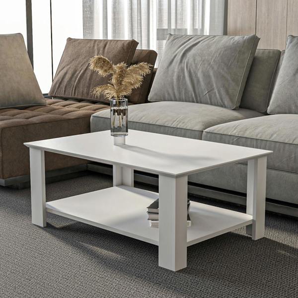 Decorotika Leroy 90 Cm Rectangular Coffee Table