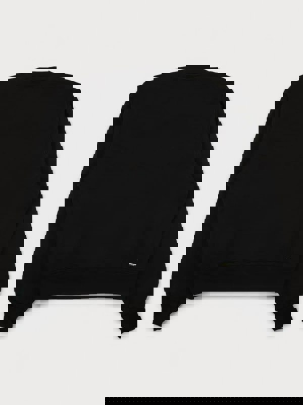 Supplied Fashion Amiri Pelican Watercolor Crewneck Sweatshirt Black - Mens