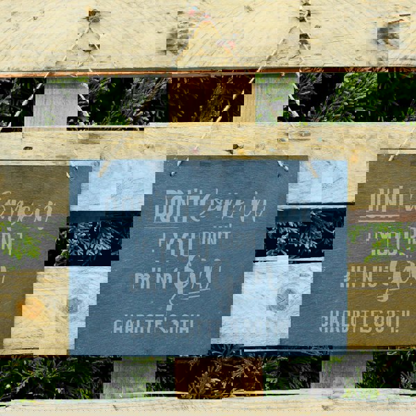 Personalised Memento Company Personalised Gin Large Hanging Slate Sign