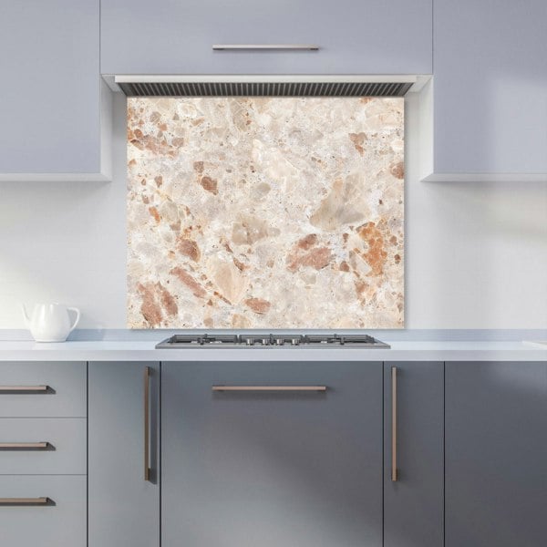 Warren Reed - Designer Polished Sweet Peach Quartz Effect Kitchen Splashback