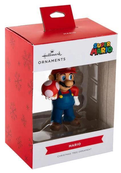 Hallmark Super Mario - Mario with Super Mushroom Christmas Tree Ornament
