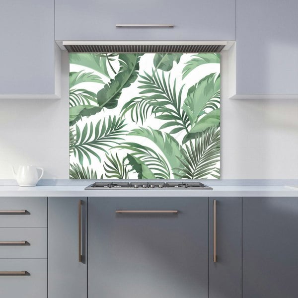 Warren Reed - Designer Trendy Tropical Leaves Kitchen Splashback