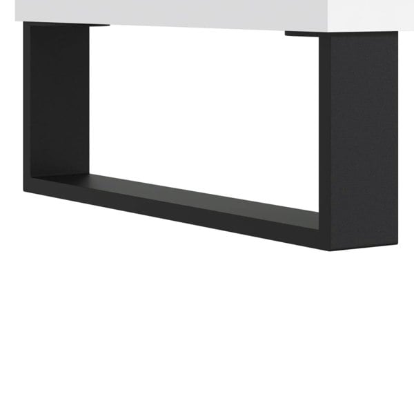 Berkfield Record Cabinet White 74.5x38x48 cm Engineered Wood