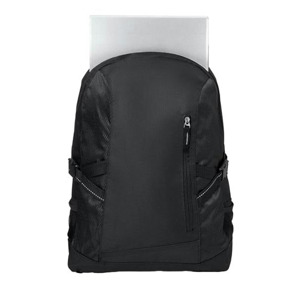 MidOcean Tecnotrek Polyester Laptop Backpack - Black - 