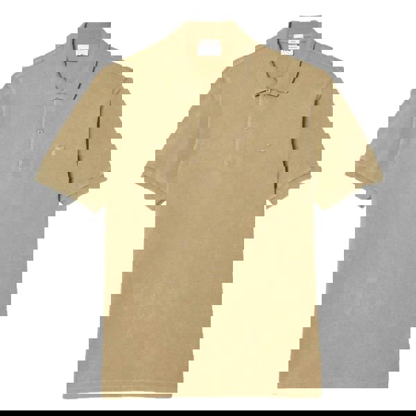 Lacoste Unisex Adult Orginal L.12.12 Washed Classic Polo Shirt - Beige