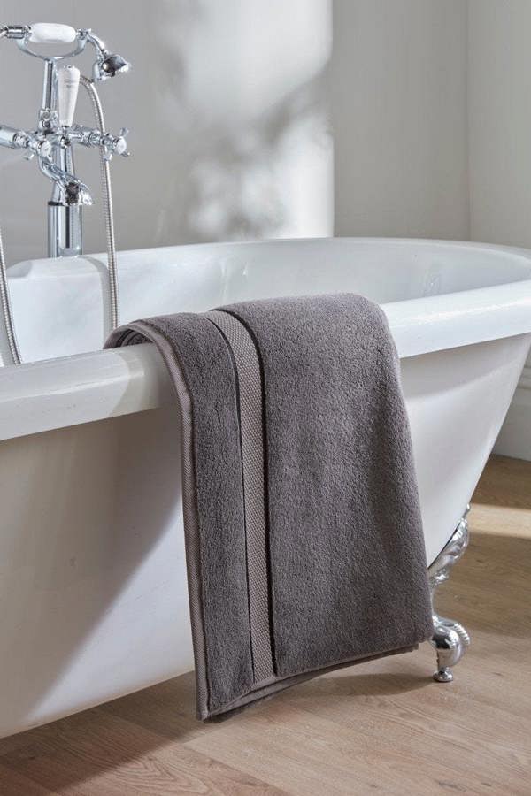 Bamboo Bath Towel in Smoke Grey - Bath Towels