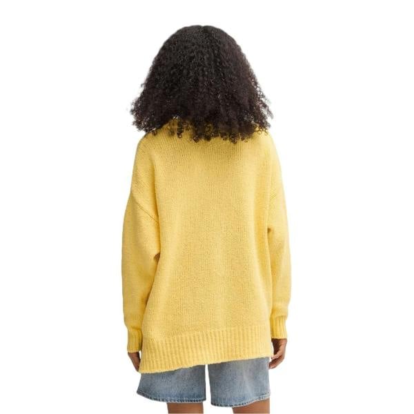 Hugo Womens/Ladies Sareedi Lettering Oversized Sweatshirt - Yellow - 