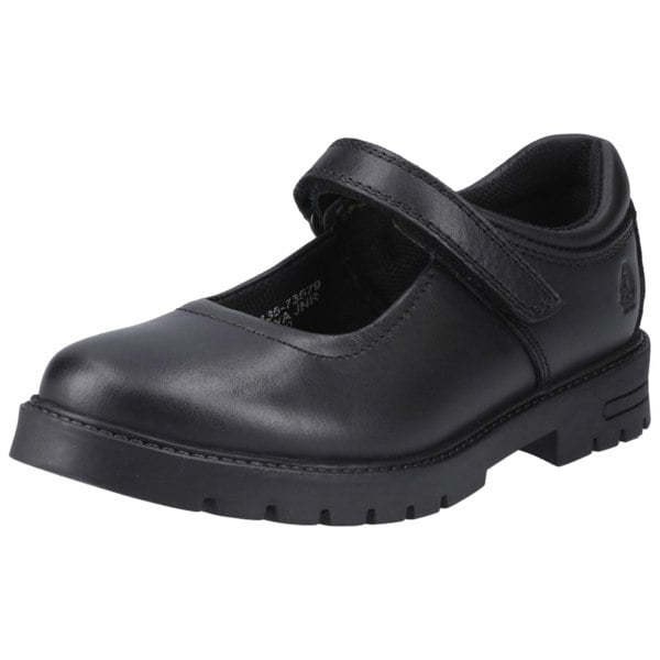 Hush Puppies Tanya Junior Leather Girls's Black Shoes