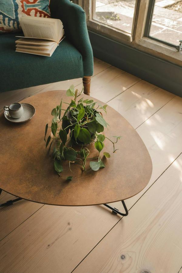 Statement Furniture Bergen Small Coffee Table with Gold Coloured Top
