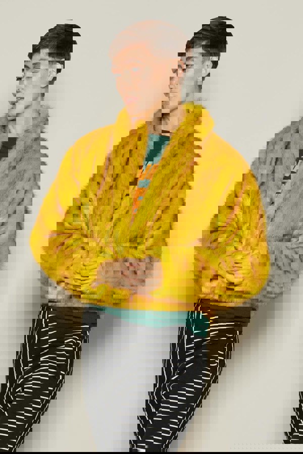 Bo Carter Tiffany Faux Fur Jacket - Goldfinch