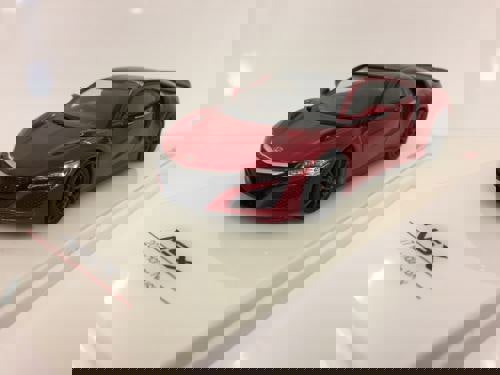 honda nsx valencia red pearl with modulo wheel 1:43 tsm 430261