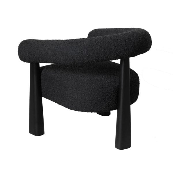 Furniture Edit Spara Black Boucle Accent Chair