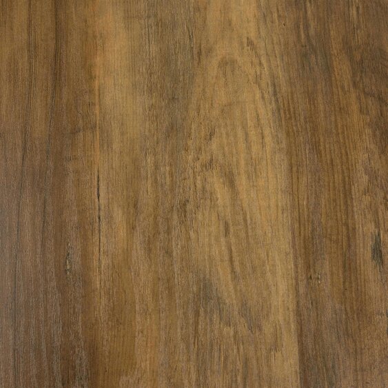 Wyld Haus Bern Round Oak Look Extendable Dining Table Black Steel Legs
